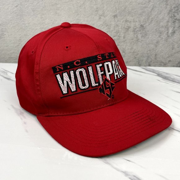 Vintage 1984 Sports Specialties N.C. State Wolfpack Embroidered Snapback Hat Cap - Picture 2 of 11